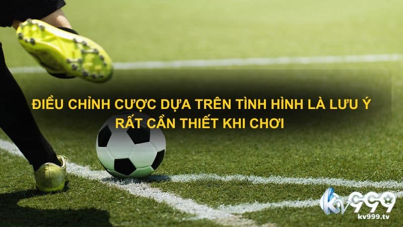 Điều chỉnh cược dựa trên tình hình là lưu ý rất cần thiết khi chơi 